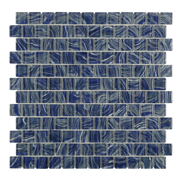 Picture of Anthology Tile - Oceanique 1 x 1 Mosaic High Tide Navy