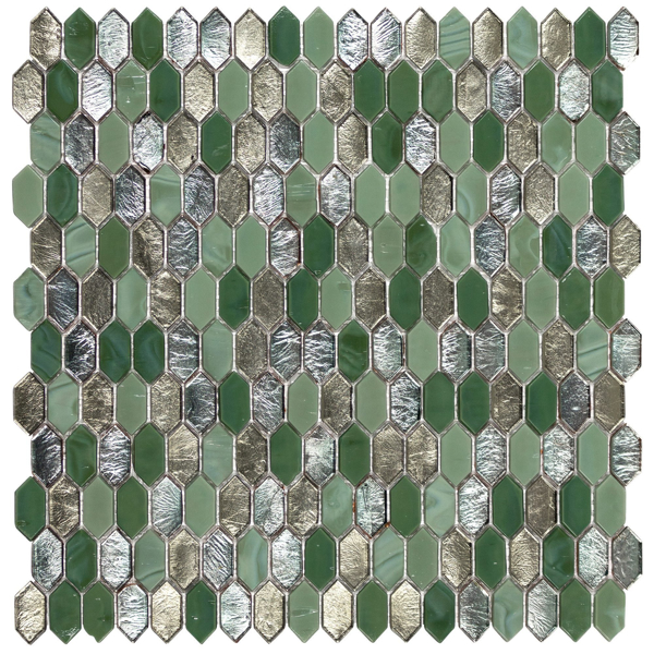 Picture of Anthology Tile - Royal Gems Mosaic Regal Jade