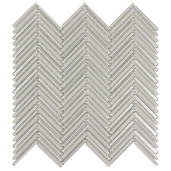 Picture of Anthology Tile - Seasons Herringbone Mosaic Breeze Herringbone