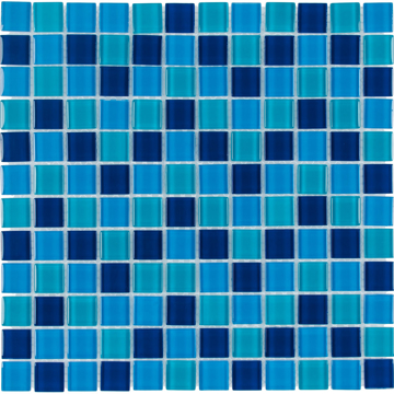 Picture of Anthology Tile - Splash 1 x 1 Mosaic Artic Ocean