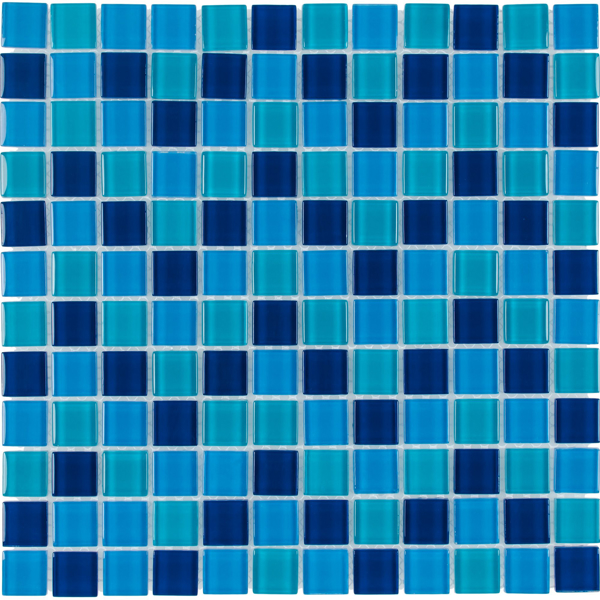 Picture of Anthology Tile - Splash 1 x 1 Mosaic Artic Ocean