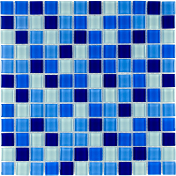 Picture of Anthology Tile - Splash 1 x 1 Mosaic Atlantic Ocean