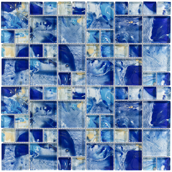 Picture of Anthology Tile - Splash Mixed Mosaic Island Gulf