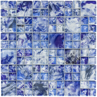 Picture of Anthology Tile - Splash Mixed Mosaic Island Blue