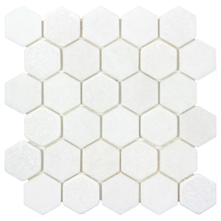 Picture of Anthology Tile - The Finish Line Hive Mosaic Hive Regency White