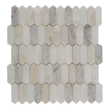Picture of Anthology Tile - The Finish Line Picket Mosaic Natural Gateway
