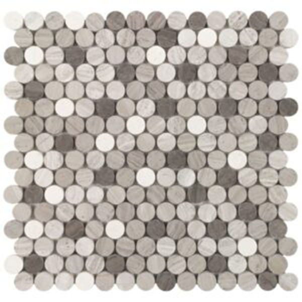 Picture of Anthology Tile - Ridge Hills 12 x 12 Mosaic Ridge Rounds