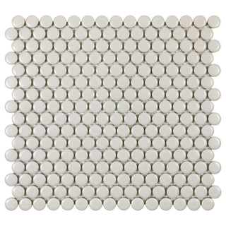 Picture of Anthology Tile - Porcelart Penny Round Taupe Matte