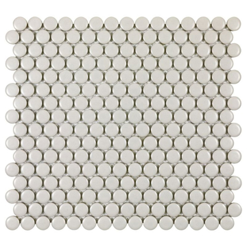 Picture of Anthology Tile - Porcelart Penny Round Taupe Matte