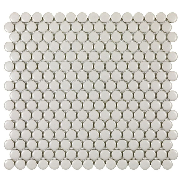 Picture of Anthology Tile - Porcelart Penny Round Taupe Matte