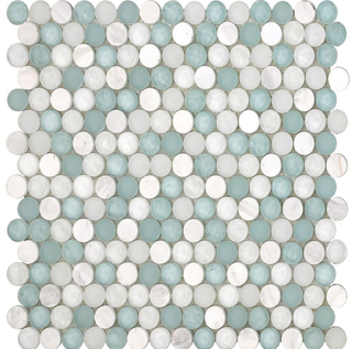 Picture of Happy Floors - SoBe Penny Round Aqua