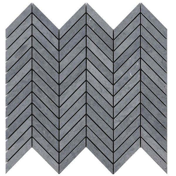 Picture of Happy Floors - Stone and Marble Chevron Wooden Silver