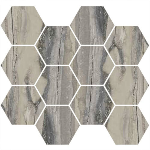 Picture of Happy Floors - Exotic Stone Hexagon Mosaic Fossil Polished