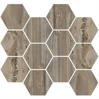 Picture of Happy Floors - Exotic Stone Hexagon Mosaic Tundra