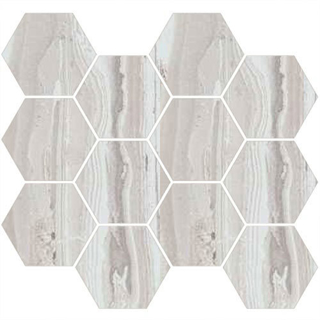 Picture of Happy Floors - Exotic Stone Hexagon Mosaic Arctic