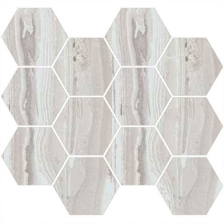 Picture of Happy Floors - Exotic Stone Hexagon Mosaic Arctic Polished