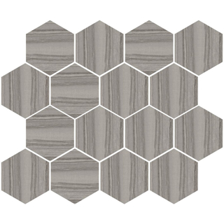 Picture of Happy Floors - Silver Hexagon Mosaic Dark