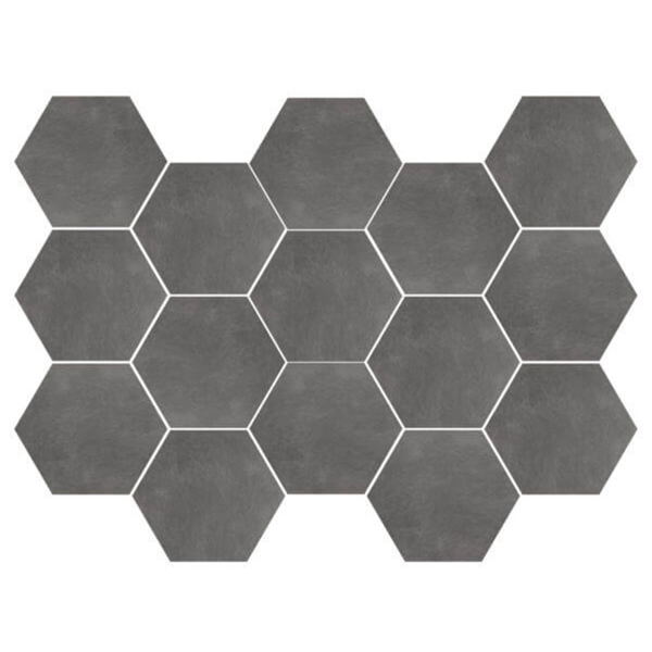 Picture of Happy Floors - Newton Hexagon Mosaic Graphite