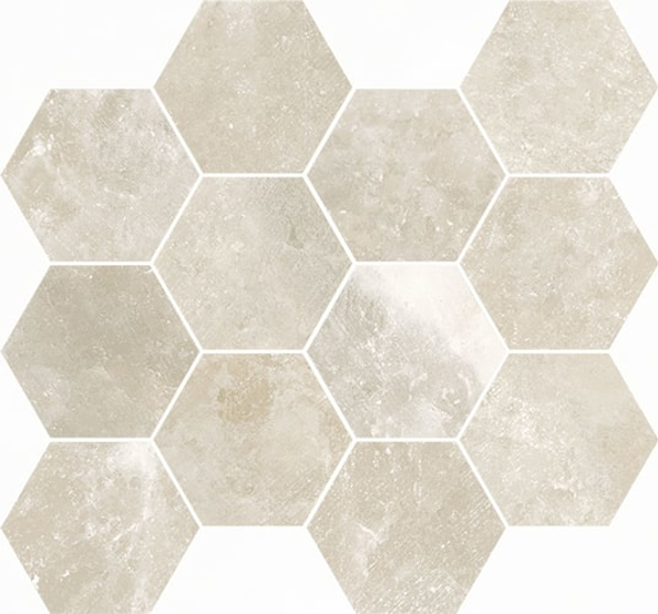 Picture of Happy Floors - Salt Stone Hexagon Mosaic Desert