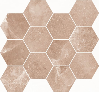 Picture of Happy Floors - Salt Stone Hexagon Mosaic Terra