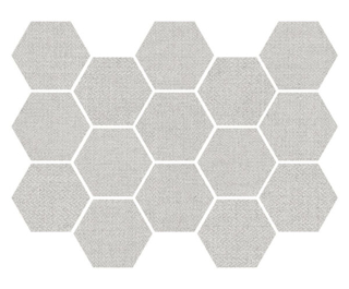 Picture of Happy Floors - Fibra Hexagon Mosaic Silver