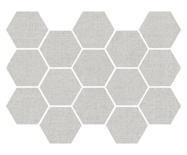 Picture of Happy Floors - Fibra Hexagon Mosaic Silver