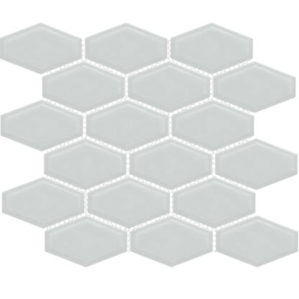 Picture of Happy Floors - Artisan Elongated Hexagon Mosaic Pearl