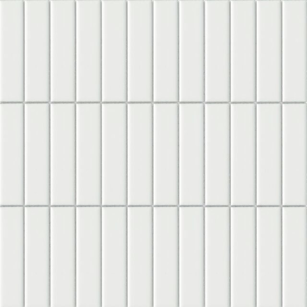 Picture of Happy Floors - Artisan Soldier Stack Mosaic White