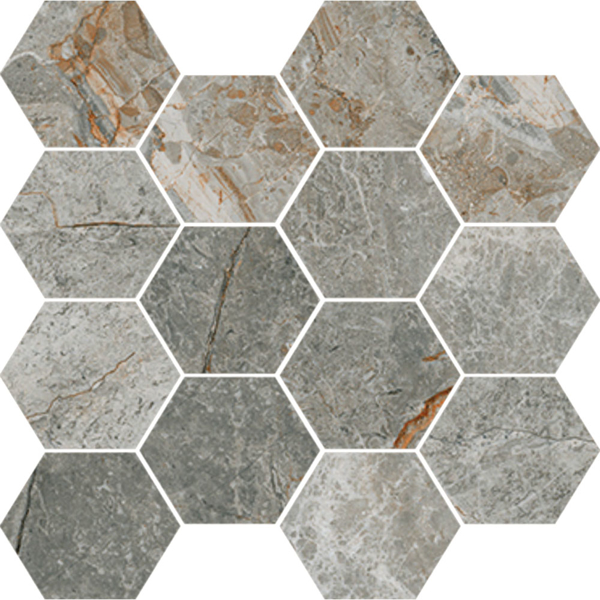 Picture of Happy Floors - Toscana Hexagon Mosaic Gris