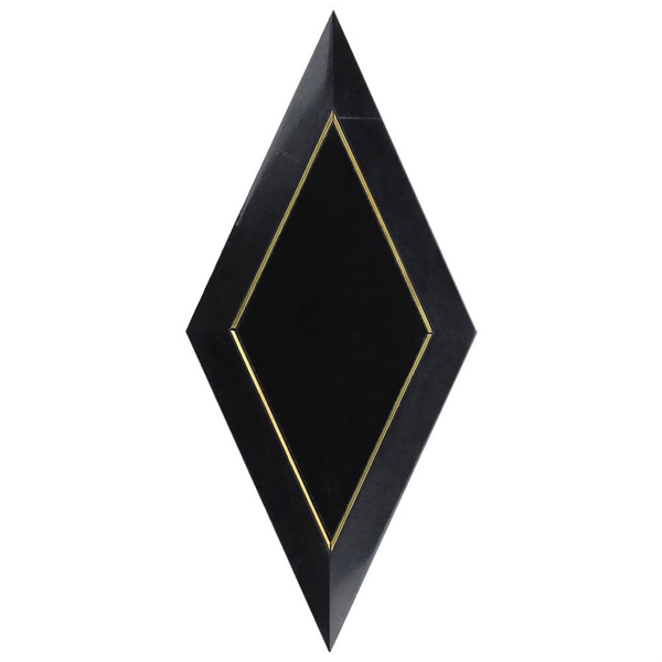 Picture of SOHO Studio Corp - Cabot Black Jade Brass Inlay