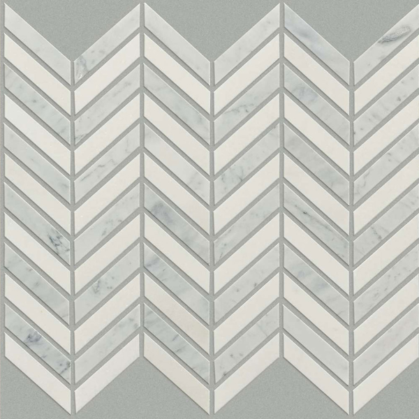 Picture of Shaw Floors - Chateau Chevron Bianco Carrara Thassos