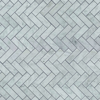 Picture of Shaw Floors - Chateau Herringbone Bianco Carrara