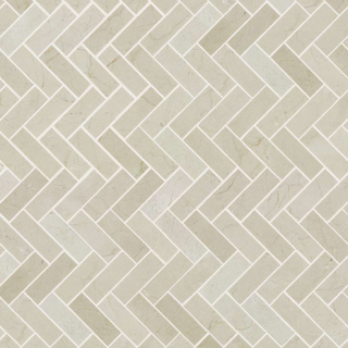 Picture of Shaw Floors - Chateau Herringbone Crema Marfil