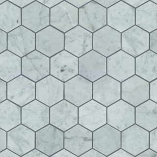 Picture of Shaw Floors - Chateau Hexagon Bianco Carrara