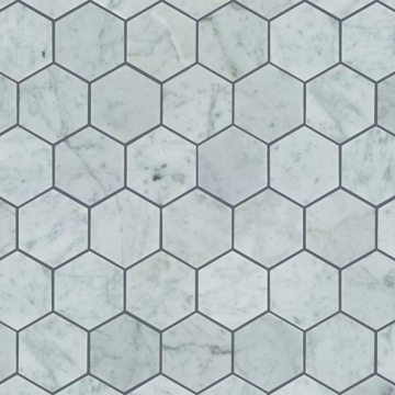 Picture of Shaw Floors - Chateau Hexagon Bianco Carrara