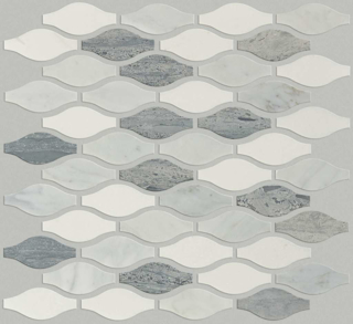 Picture of Shaw Floors - Chateau Ornament Bianco Carrara Blue Grigio Thassos