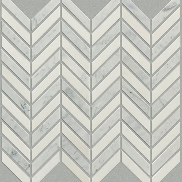 Picture of Shaw Floors - Estate Mosaic Chevron Bianco Carrara
