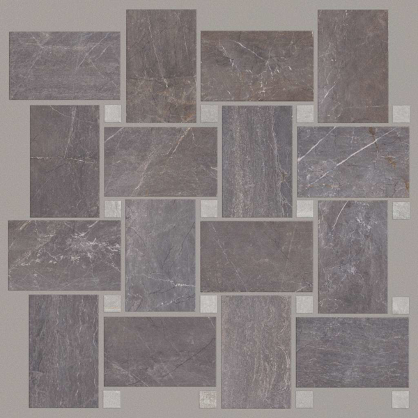 Picture of Shaw Floors - Fossil BW Mosaic Matte Gunmetal