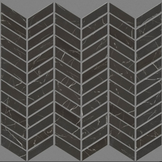 Picture of Shaw Floors - Gala Mosaic Chevron Black Tie