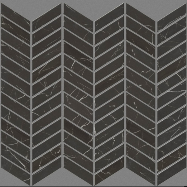 Picture of Shaw Floors - Gala Mosaic Chevron Black Tie