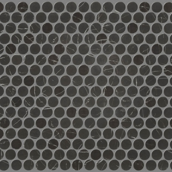 Picture of Shaw Floors - Gala Mosaic Penny Round Black Tie
