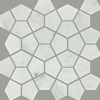 Picture of Shaw Floors - Estate Mosaic Pentagon Bianco Carrara