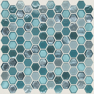 Picture of Shaw Floors - Molten Glass Hexagon Hydra