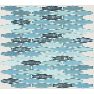 Picture of Shaw Floors - Molten Glass Stretch Hexagon Santorini