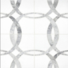 Picture of Elon Tile & Stone - Ribbon Waterjet Crystal White Bianco Carrara