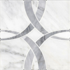 Picture of Elon Tile & Stone - Ribbon Waterjet Pearl White Mystic Gray