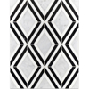 Picture of Elon Tile & Stone - Jewel Waterjet Carrara White Thassos China Black