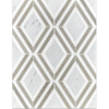 Picture of Elon Tile & Stone - Jewel Waterjet Carrara White Thassos Sand Dollar