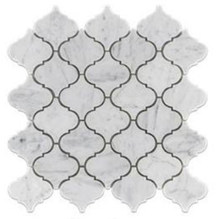 Picture of Elon Tile & Stone - Lantern Mosaics Bianco Carrara