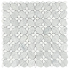 Picture of Elon Tile & Stone - Silhouette Mosaics Bianco Carrara White Thassos